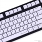 Brief White MAC 104+51 XDA profile Keycap Set PBT Dye-Subbed for Mechanical Gaming Keyboard Cherry MX Japanese